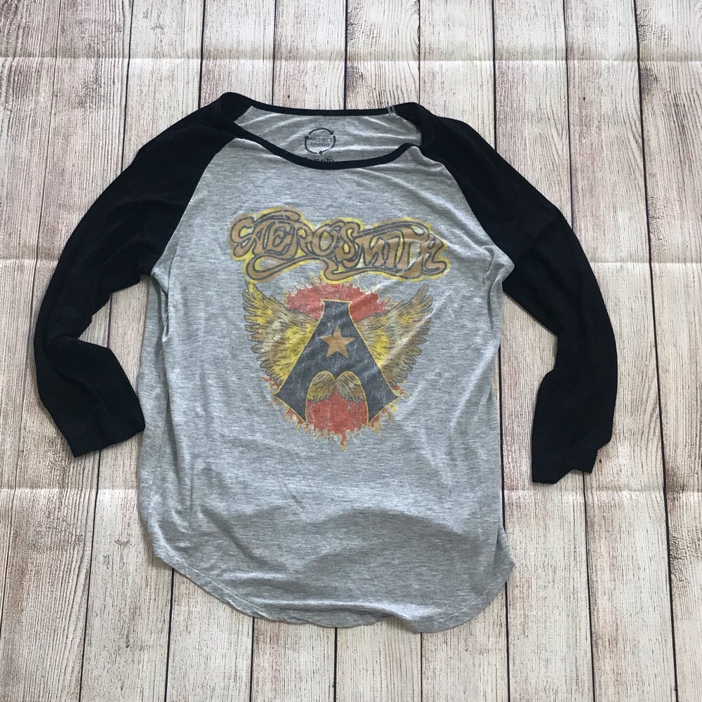 Project Karma Aerosmith Quarter Sleeve Top